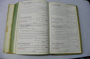 Was GA, Marriages Book I, 1899 - 1903, P 574-575.JPG