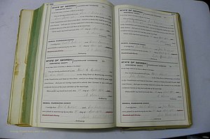 Was GA, Marriages Book I, 1899 - 1903, P 586-587.JPG