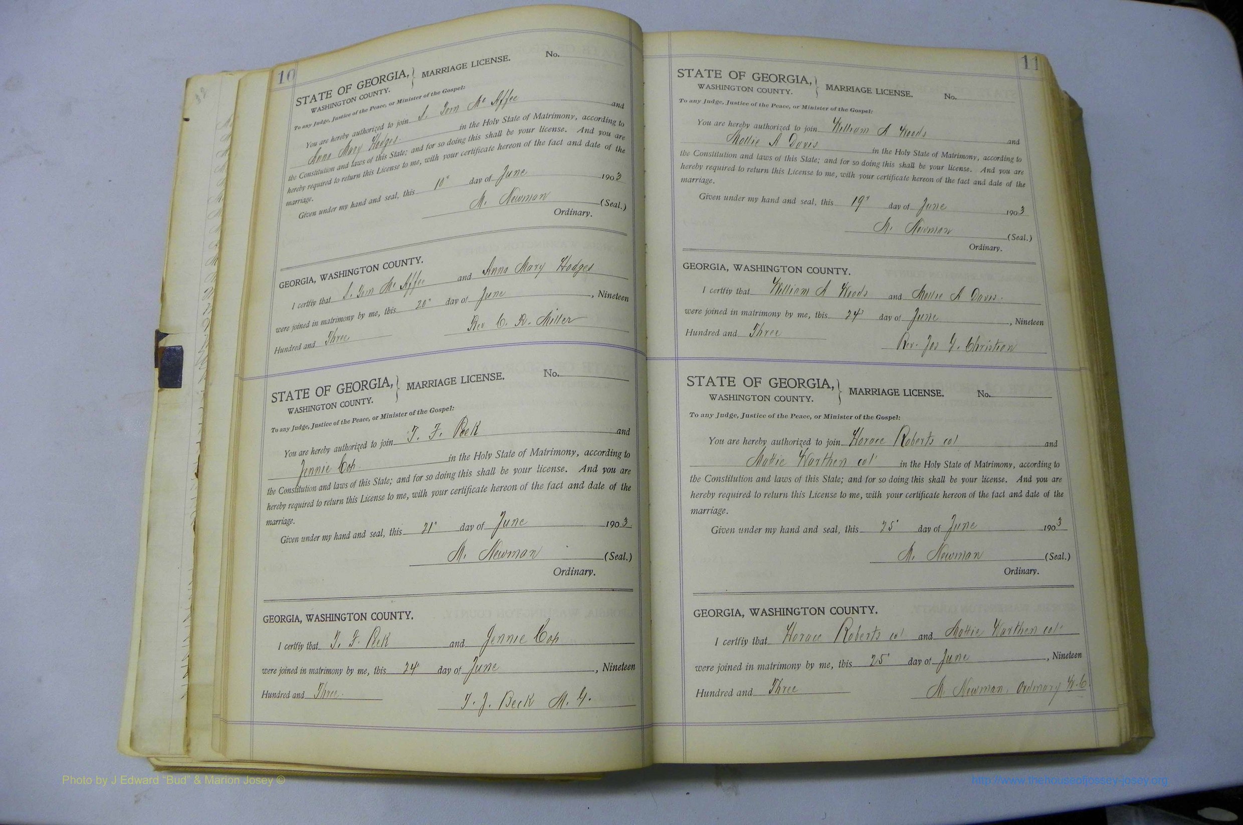 Was GA, Marriages Book J, 1903 - 1906, P 010-011.JPG