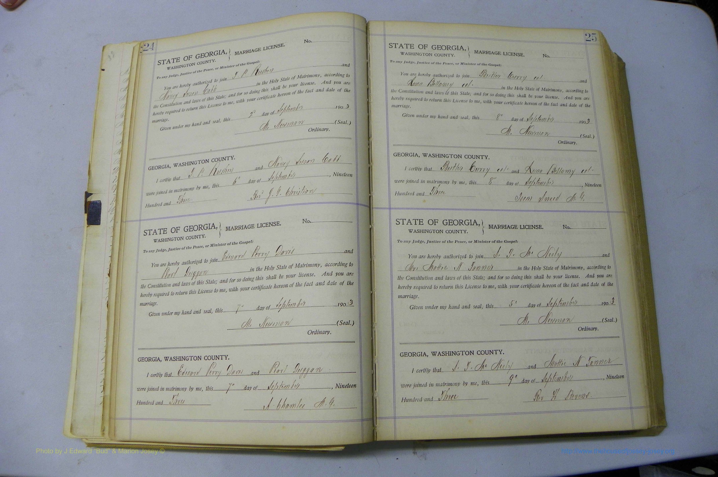 Was GA, Marriages Book J, 1903 - 1906, P 024-025.JPG