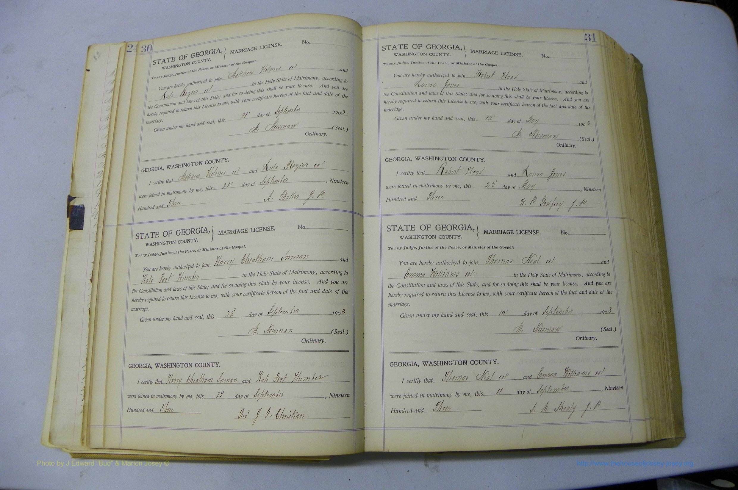 Was GA, Marriages Book J, 1903 - 1906, P 030-031.JPG
