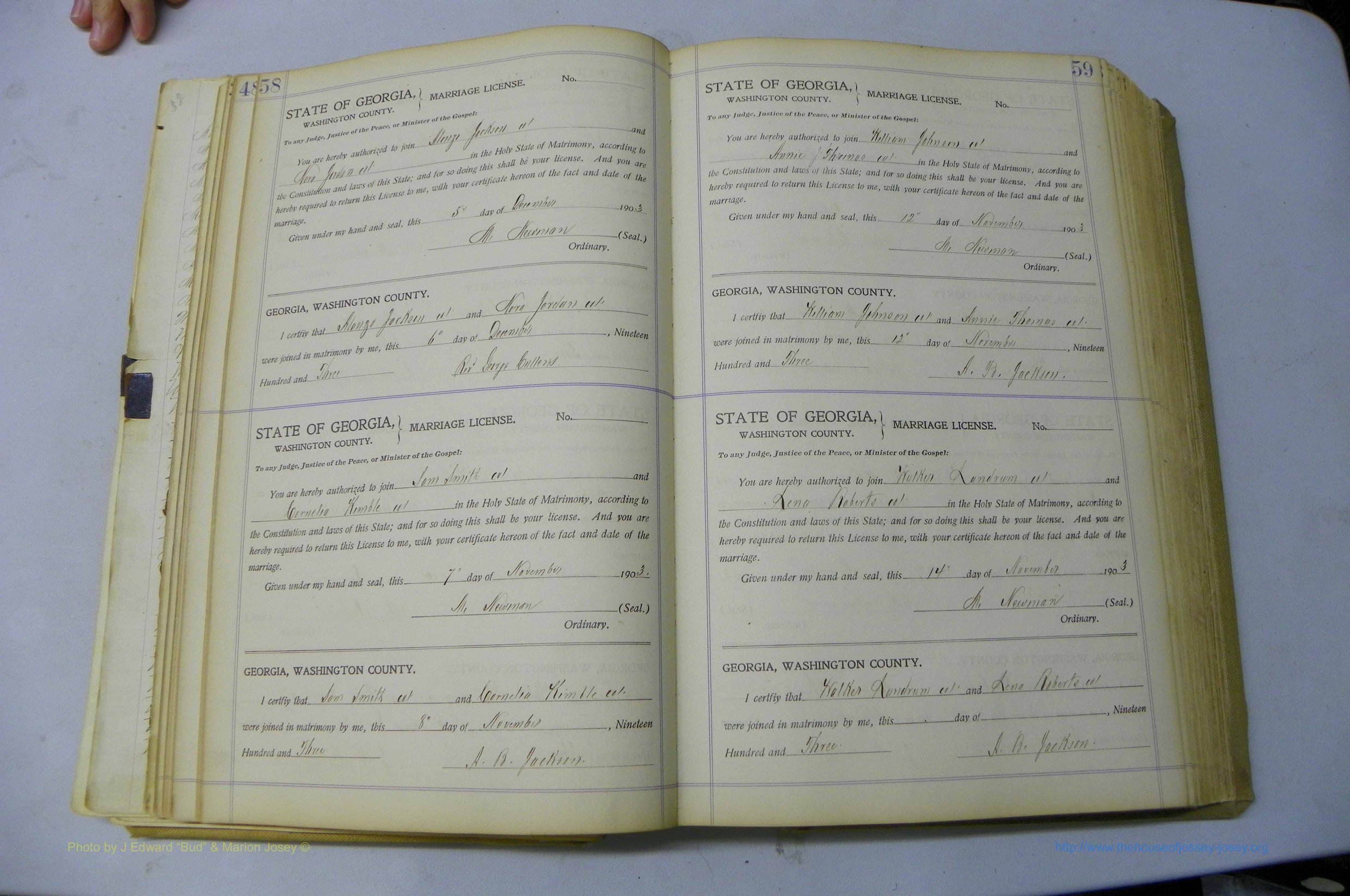 Was GA, Marriages Book J, 1903 - 1906, P 058-059.JPG