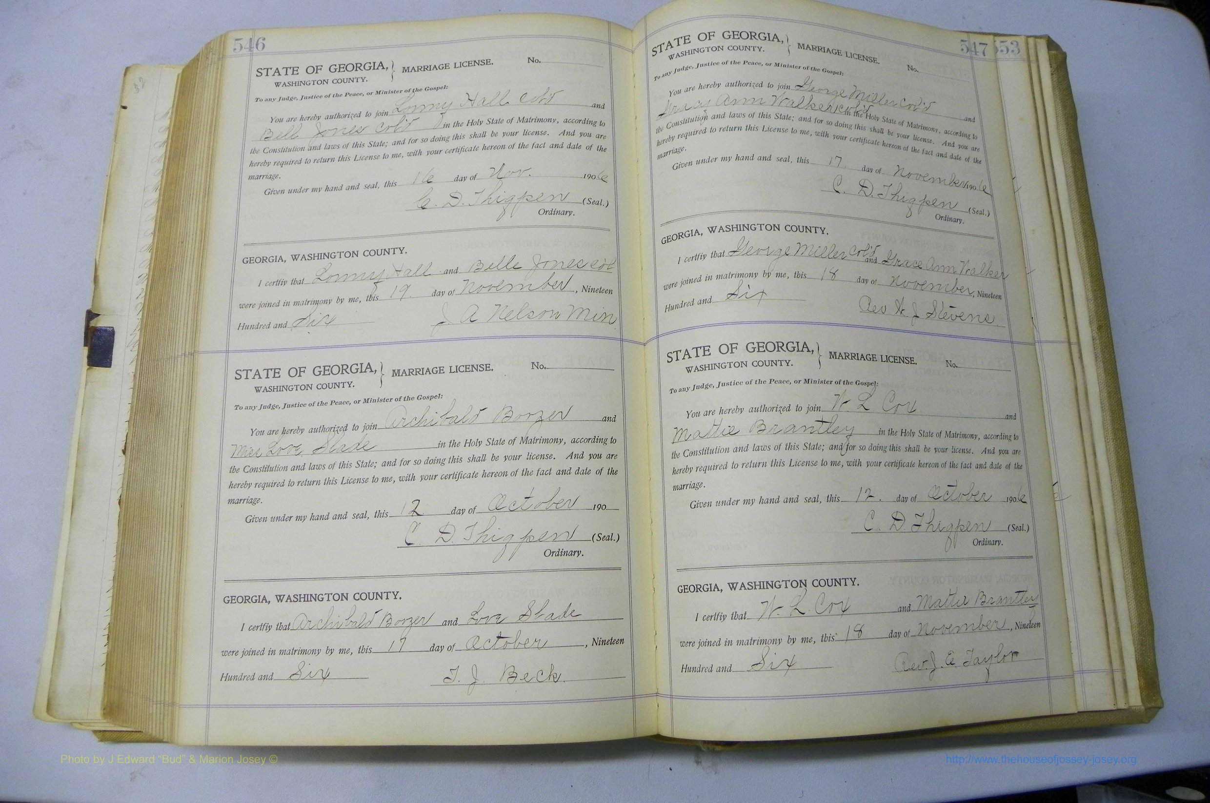Was GA, Marriages Book J, 1903 - 1906, P 546-547.JPG