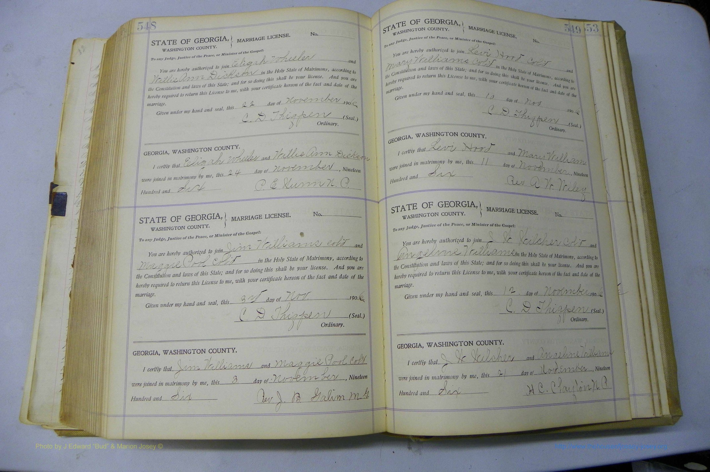 Was GA, Marriages Book J, 1903 - 1906, P 548-549.JPG