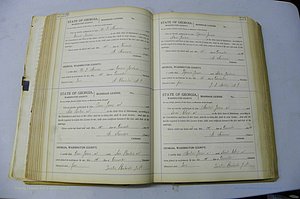 Was GA, Marriages Book J, 1903 - 1906, P 220-221.JPG