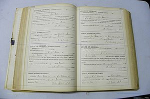 Was GA, Marriages Book J, 1903 - 1906, P 222-223.JPG