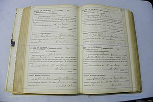 Was GA, Marriages Book J, 1903 - 1906, P 282-283.JPG