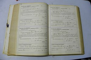 Was GA, Marriages Book J, 1903 - 1906, P 336-337.JPG