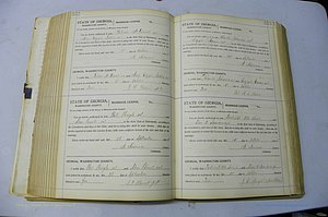 Was GA, Marriages Book J, 1903 - 1906, P 352-353.JPG