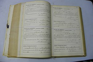 Was GA, Marriages Book J, 1903 - 1906, P 436-437.JPG