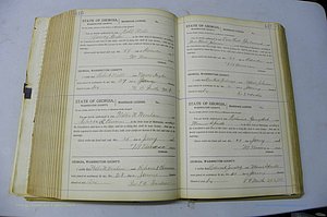 Was GA, Marriages Book J, 1903 - 1906, P 446-447.JPG