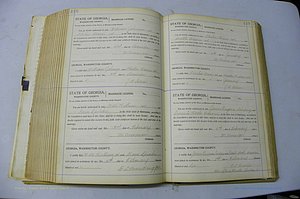 Was GA, Marriages Book J, 1903 - 1906, P 448-449.JPG