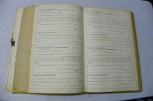 Was GA, Marriages Book J, 1903 - 1906, P 450-451.JPG