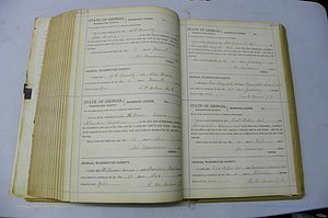 Was GA, Marriages Book J, 1903 - 1906, P 458-459.JPG