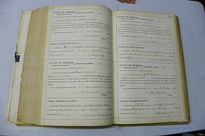 Was GA, Marriages Book J, 1903 - 1906, P 468-469.JPG