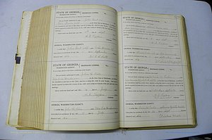 Was GA, Marriages Book J, 1903 - 1906, P 522-523.JPG
