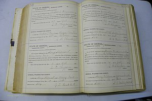 Was GA, Marriages Book J, 1903 - 1906, P 542-543.JPG