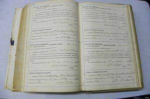 Was GA, Marriages Book J, 1903 - 1906, P 558-559.JPG