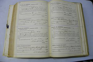 Was GA, Marriages Book J, 1903 - 1906, P 570-571.JPG