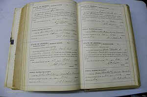 Was GA, Marriages Book J, 1903 - 1906, P 584-585.JPG