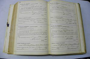 Was GA, Marriages Book J, 1903 - 1906, P 590-591.JPG