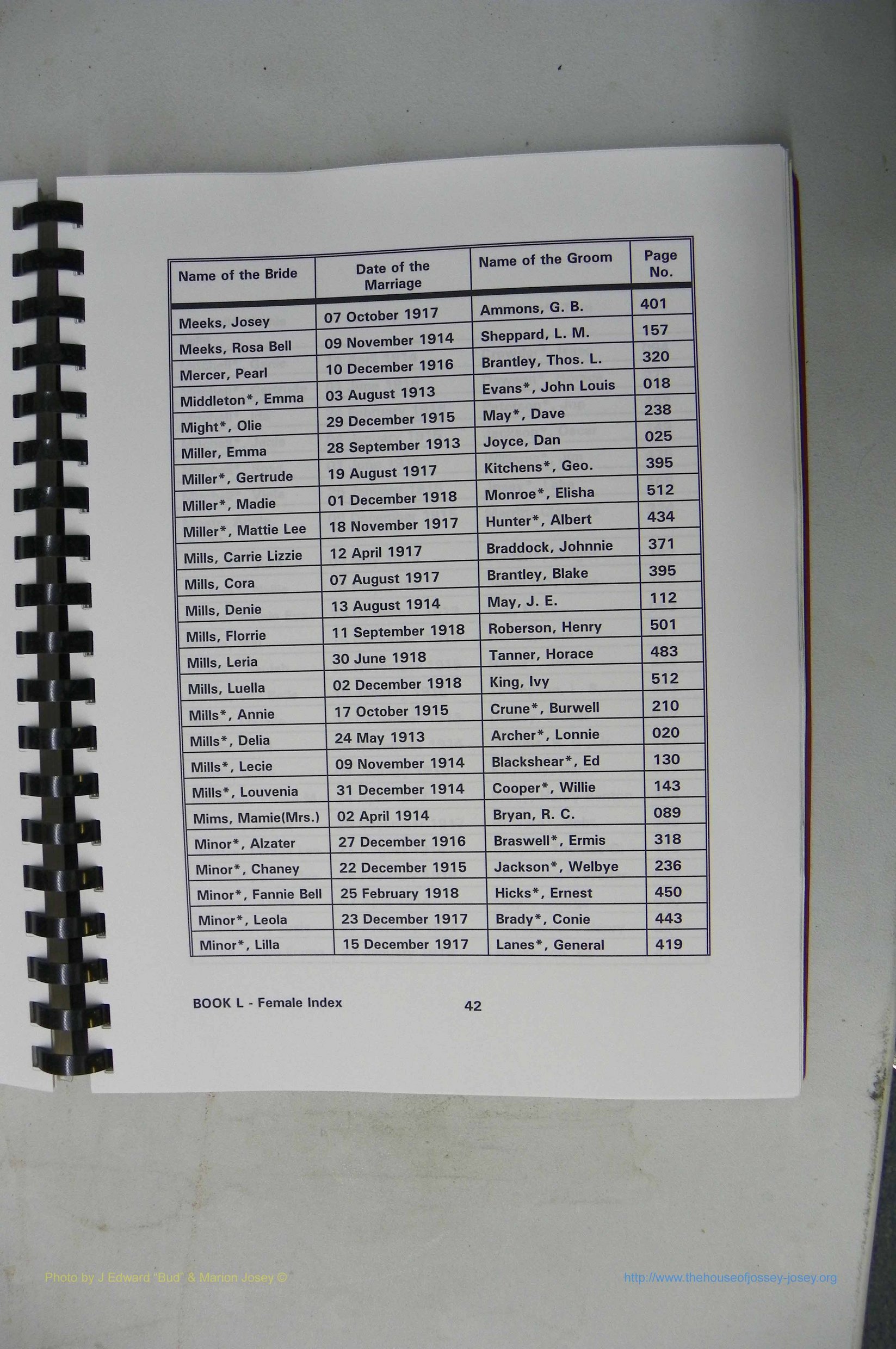 Was GA, Mar. Index Books K - M, 1907 - 1938, Female, (113).JPG