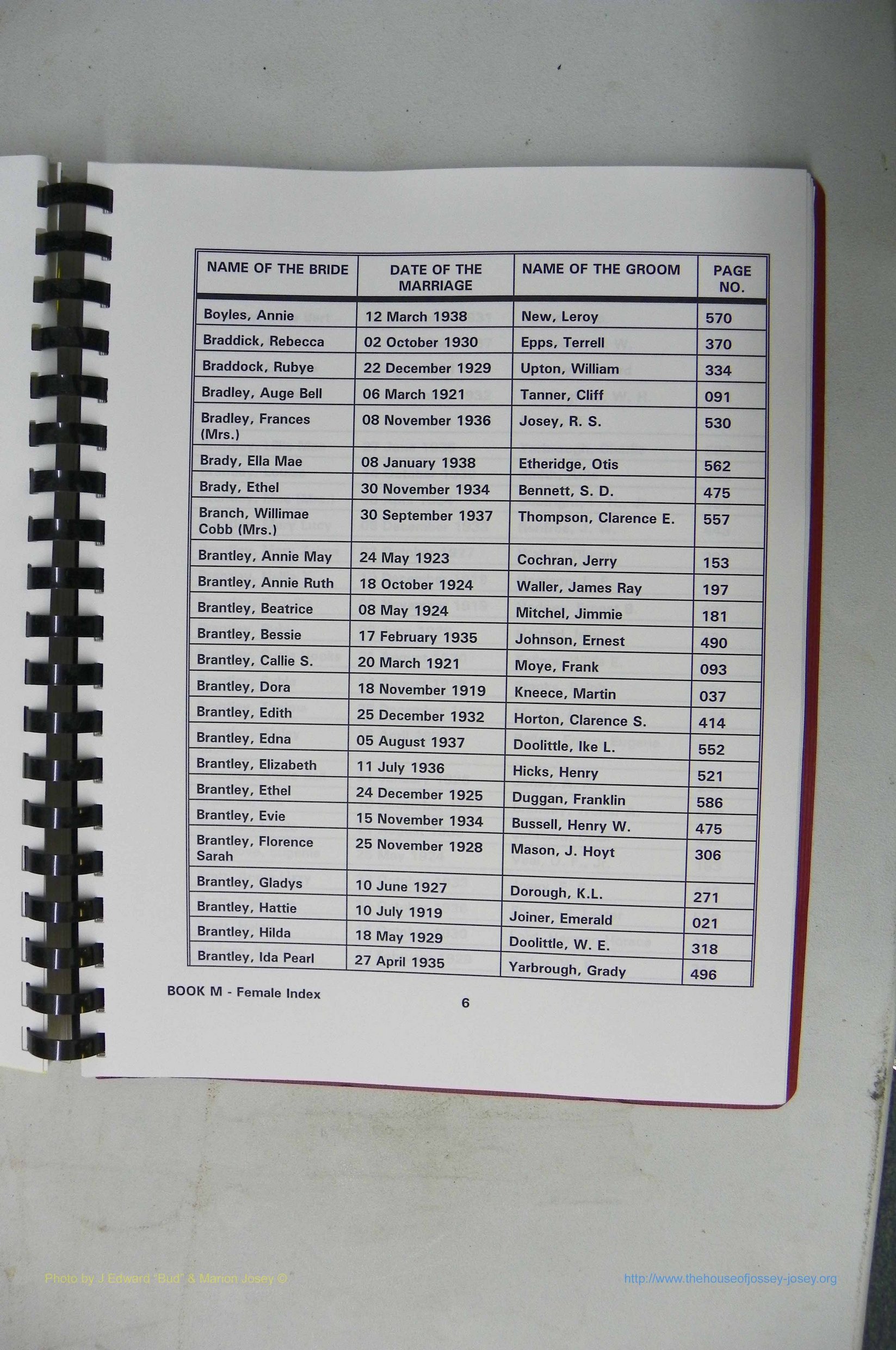 Was GA, Mar. Index Books K - M, 1907 - 1938, Female, (151).JPG