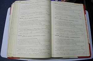 Was GA, Marriages Book K, 1907 - 1913, P 574-575.JPG