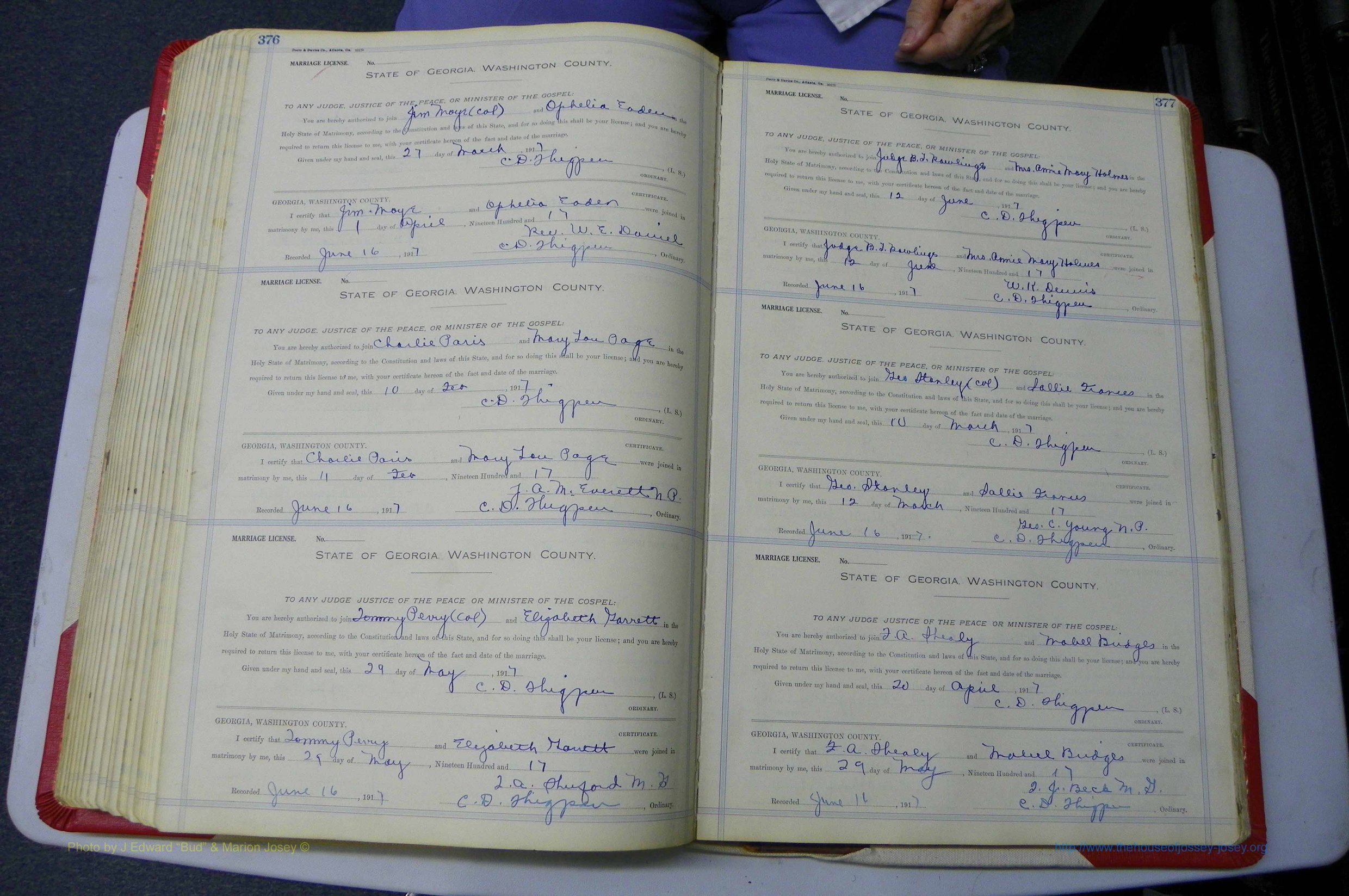 Was GA, Marriages Book L, 1913 - 1917, P 374-375.JPG