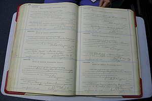 Was GA, Marriages Book L, 1913 - 1917, P 274-275.JPG