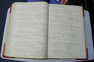 Was GA, Marriages Book L, 1913 - 1917, P 298-299.JPG