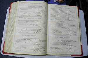 Was GA, Marriages Book L, 1913 - 1917, P 454-455.JPG