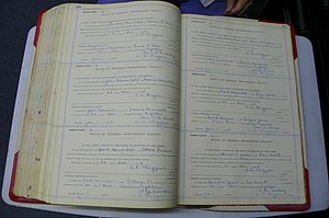 Was GA, Marriages Book L, 1913 - 1917, P 524-525.JPG