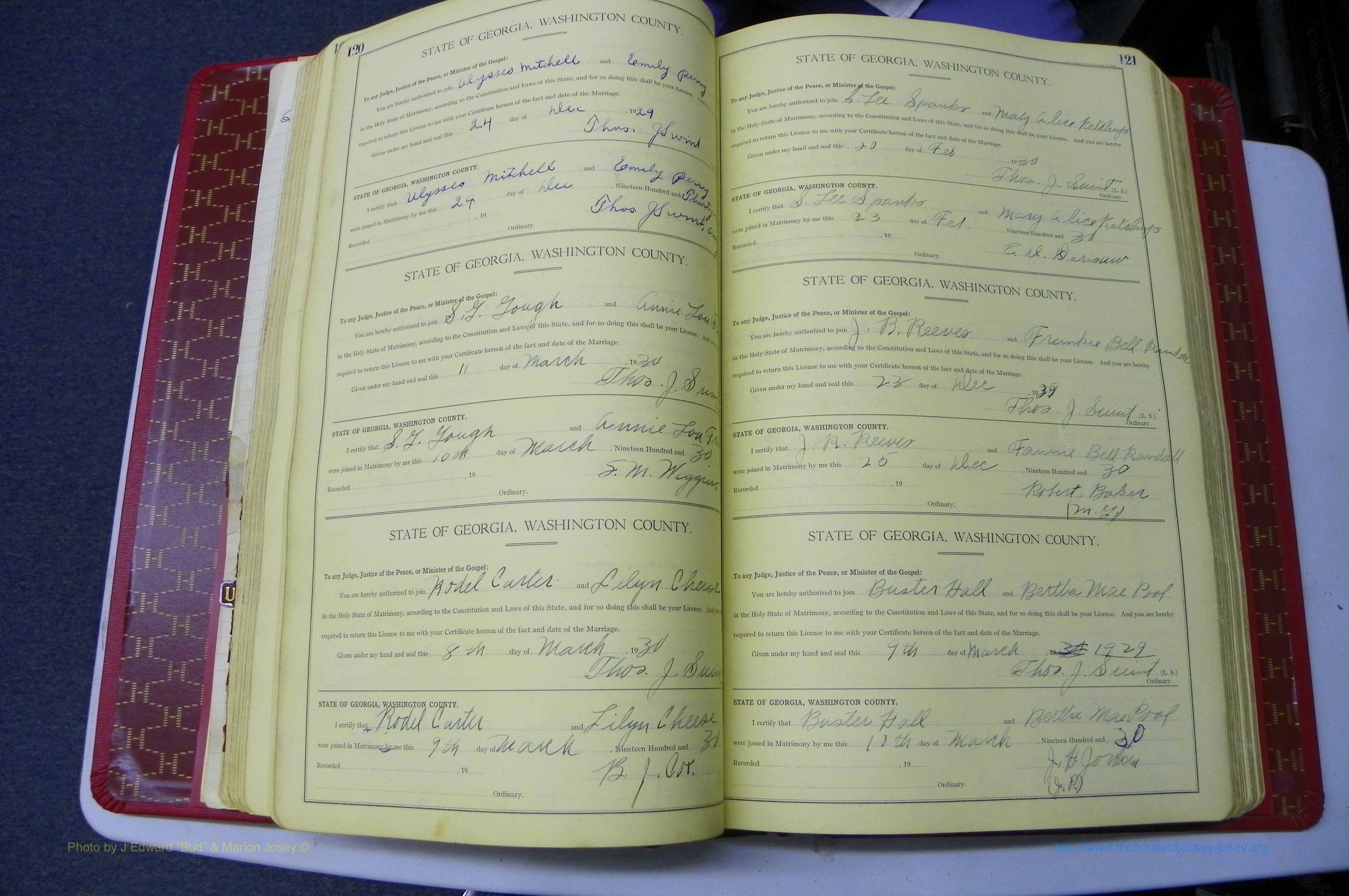 Was GA, Mar. Book O, 1927 - 1938, Col, P 120-121.JPG