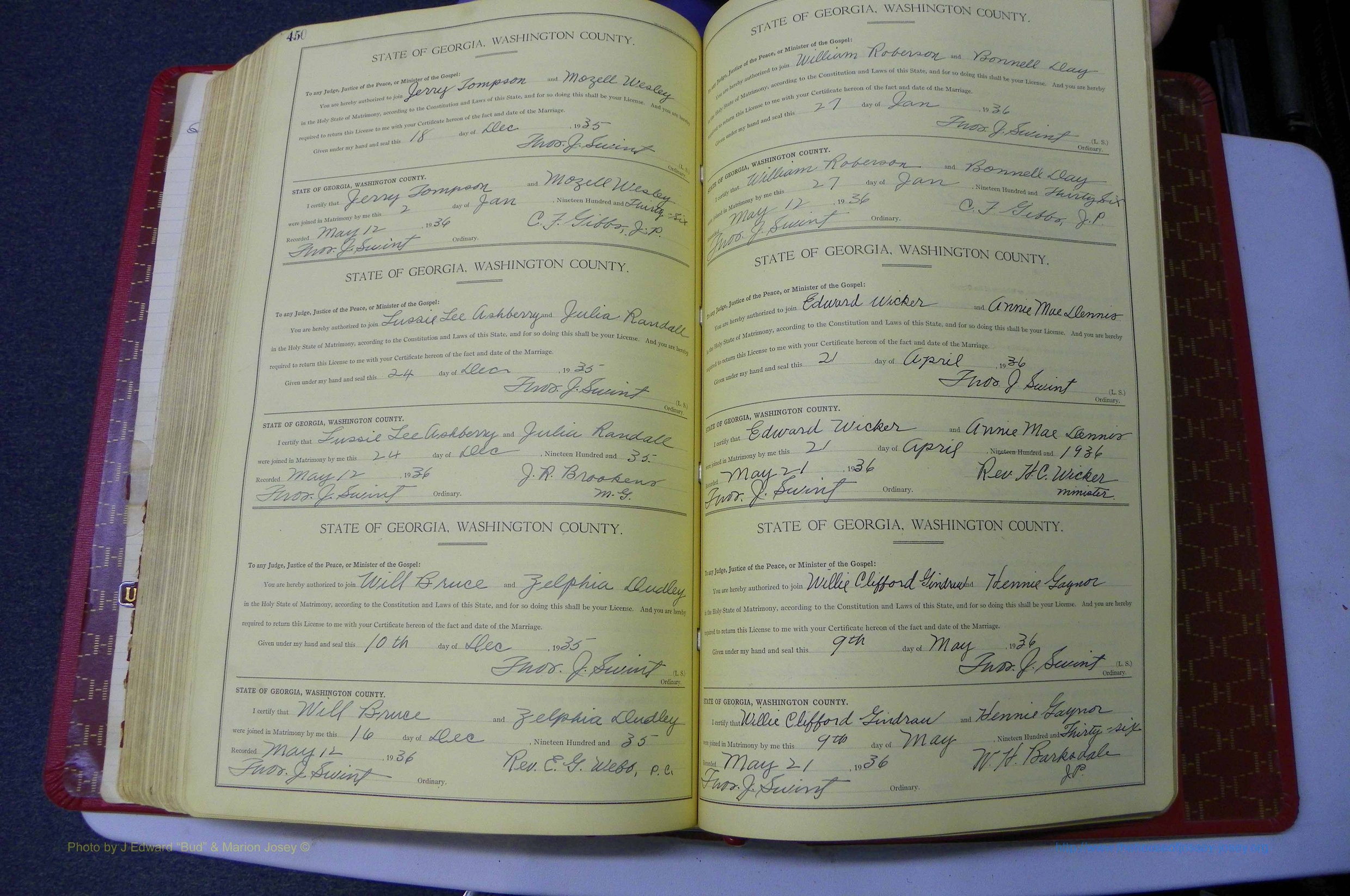 Was GA, Mar. Book O, 1927 - 1938, Col, P 450-451.JPG