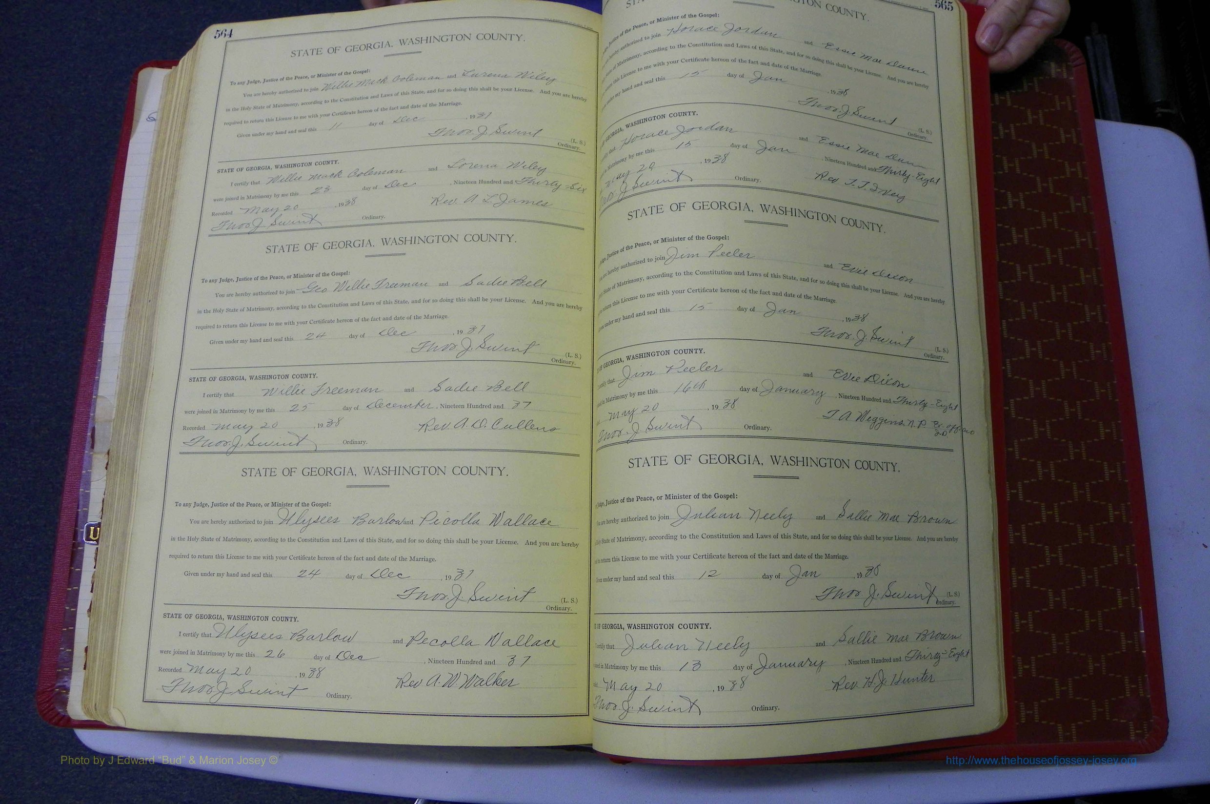 Was GA, Mar. Book O, 1927 - 1938, Col, P 564-565.JPG