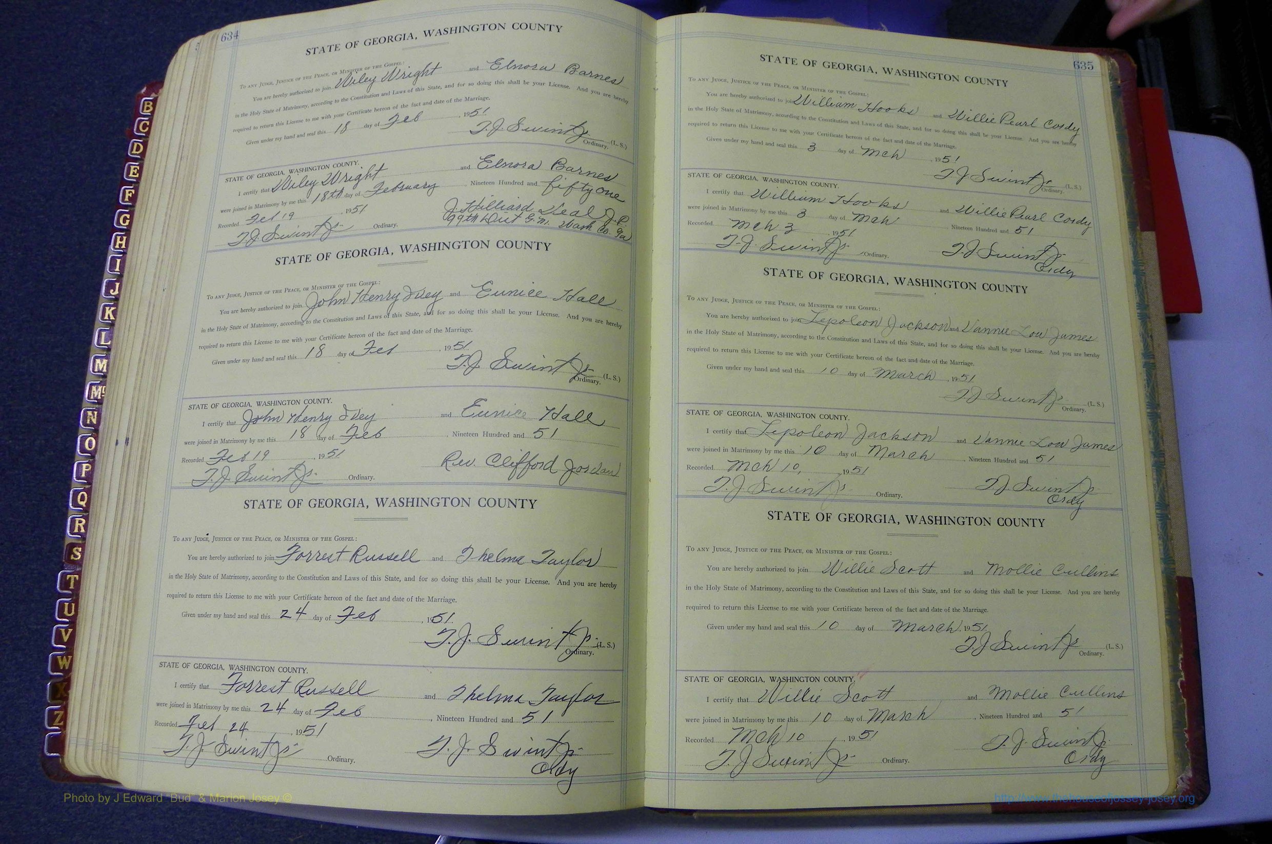 Was GA, Mar. Book P, 1938 - 1951, Col, P 634-635.JPG