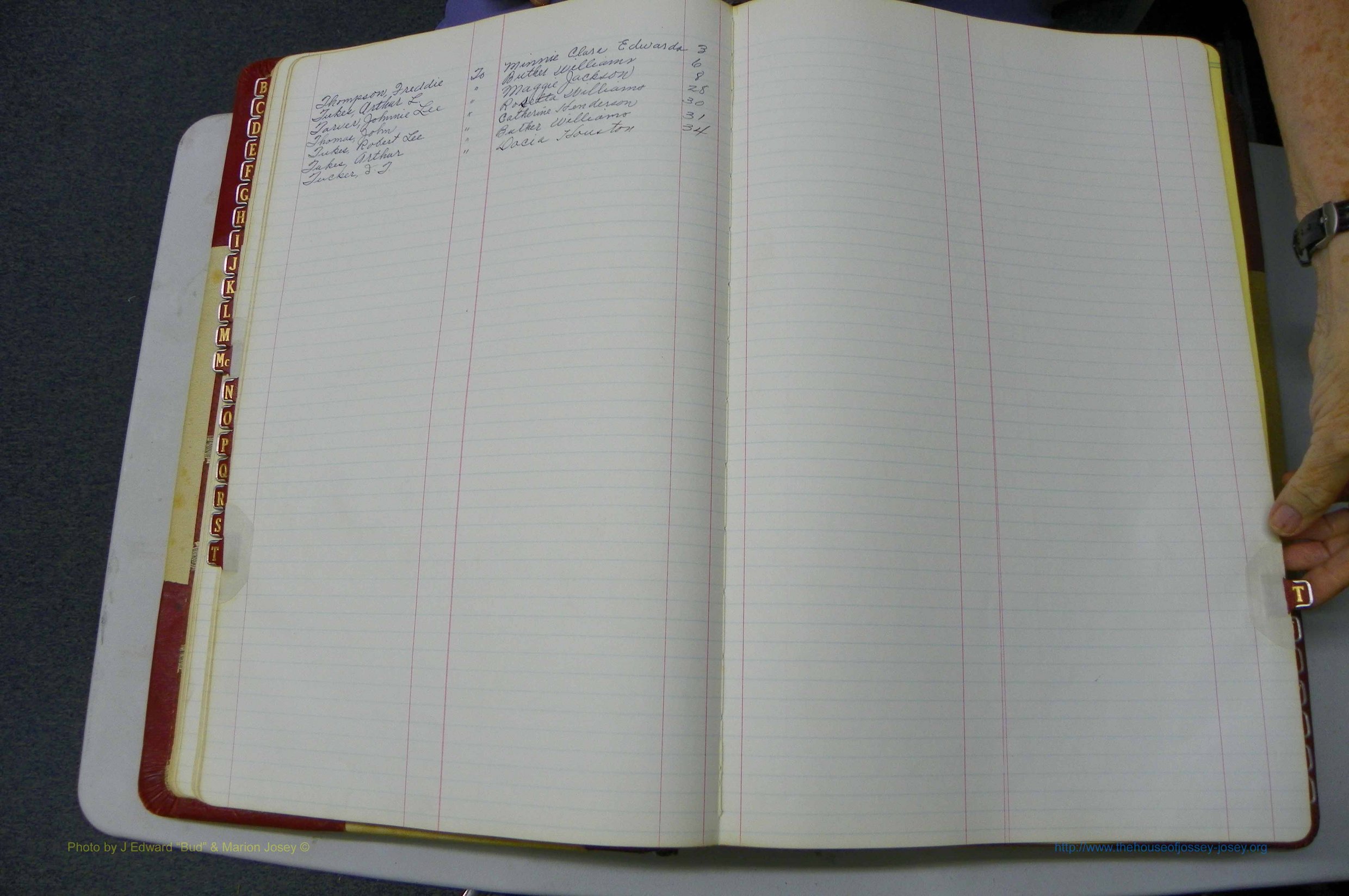 Was GA, Mar. Book R, 1951 - 1952, Col, Index T.JPG