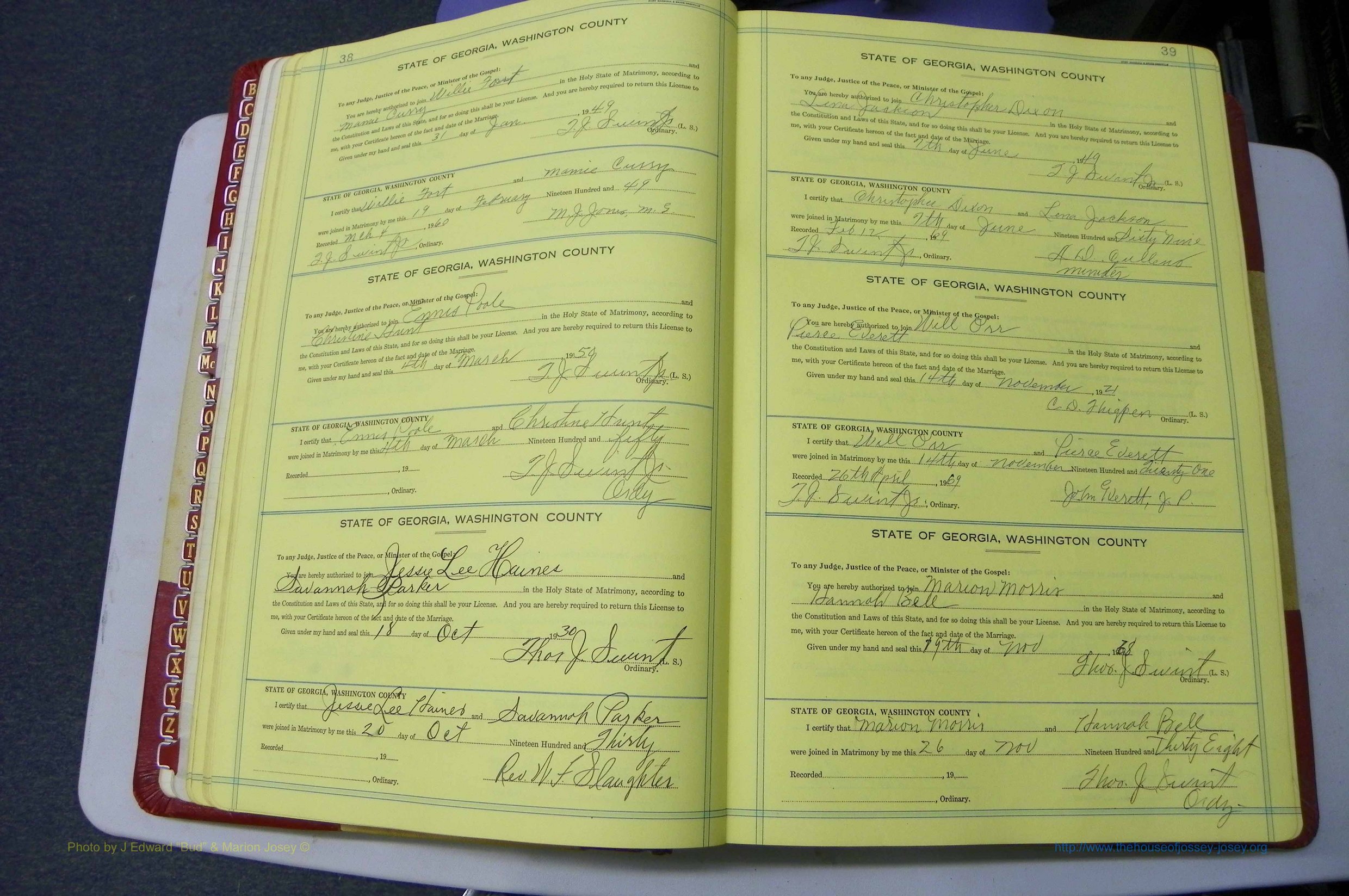 Was GA, Mar. Book R, 1951 - 1952, Col, P 038-039.JPG