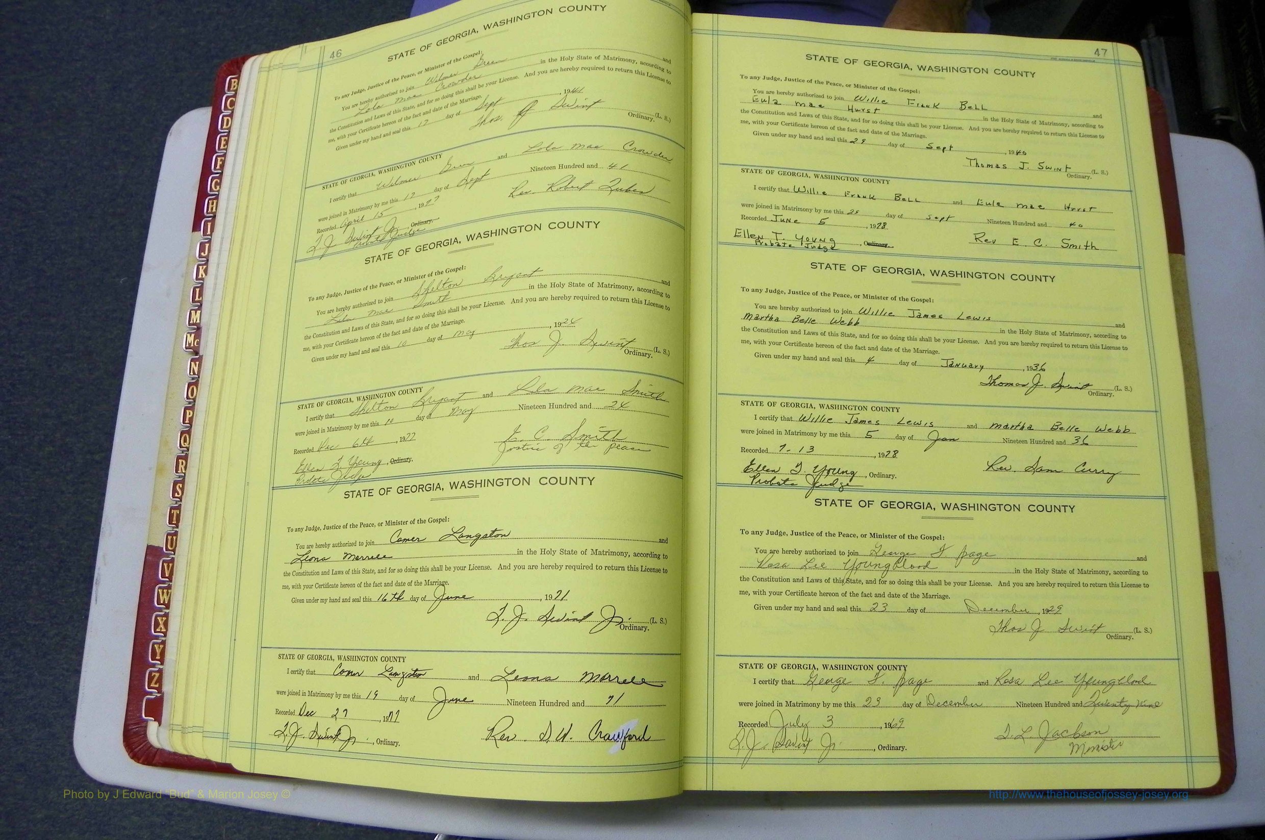 Was GA, Mar. Book R, 1951 - 1952, Col, P 046-047.JPG