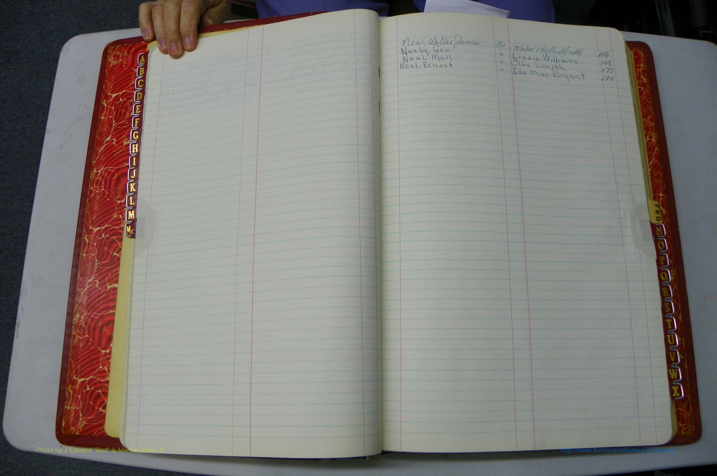 Washington Co, GA, Mar. Book U, Col, Index N.JPG