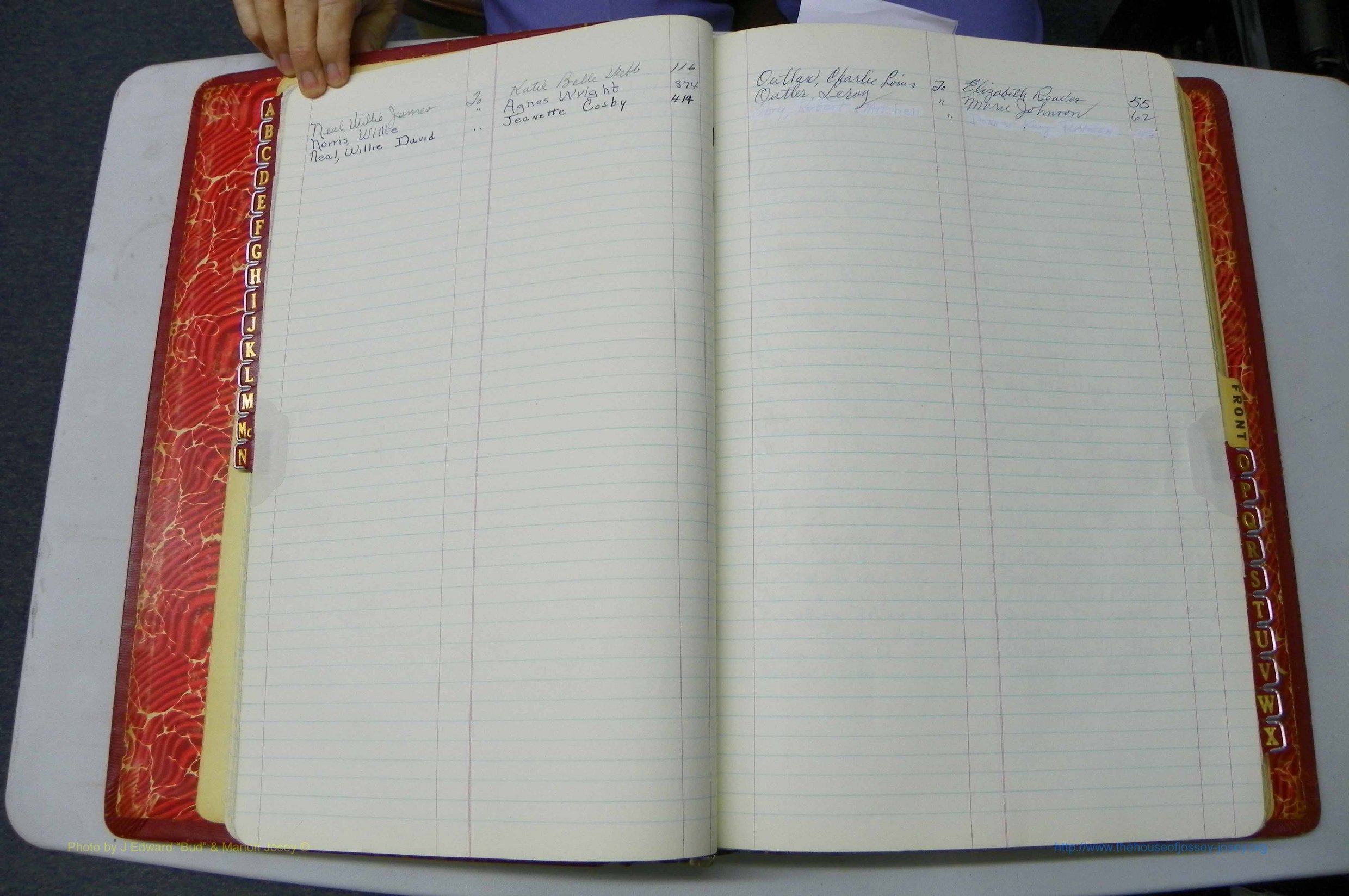 Washington Co, GA, Mar. Book U, Col, Index N2 & O.JPG