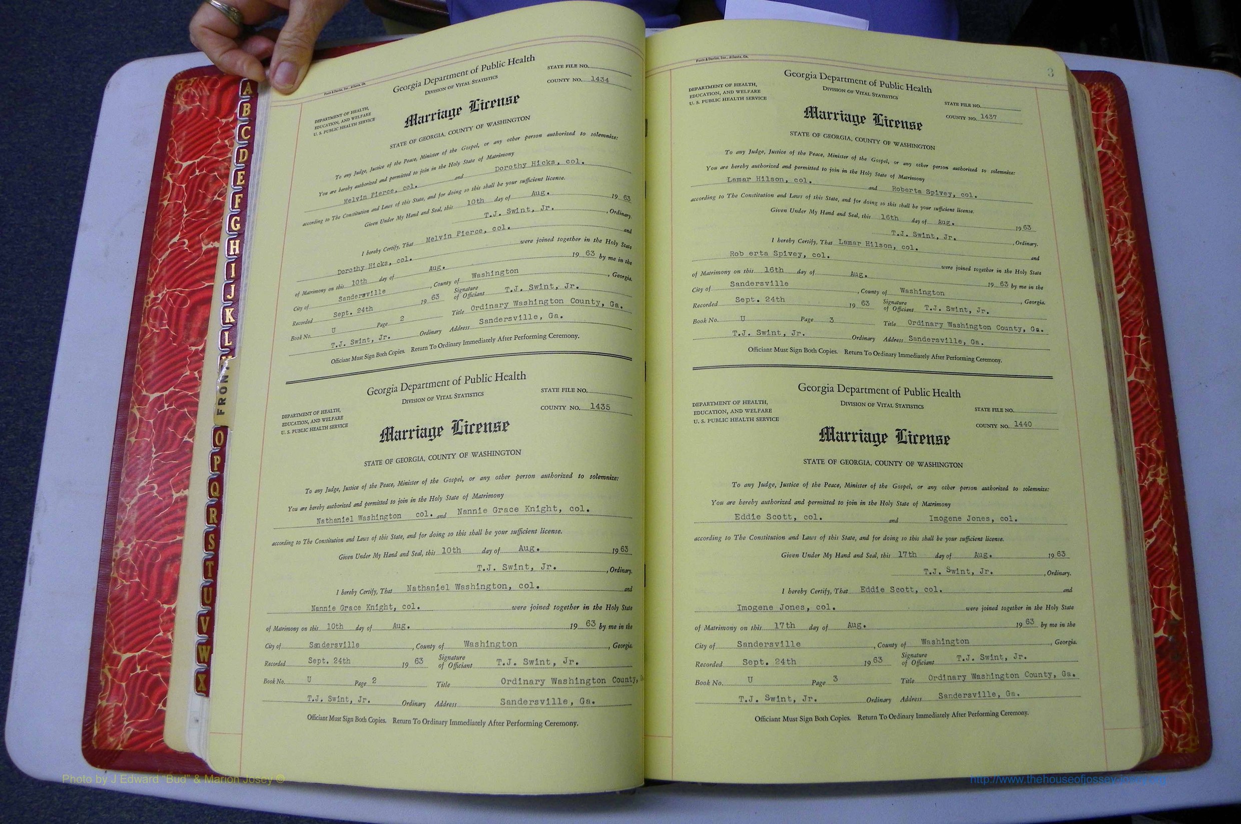 Washington Co, GA, Mar. Book U, Col, P 002-003.JPG