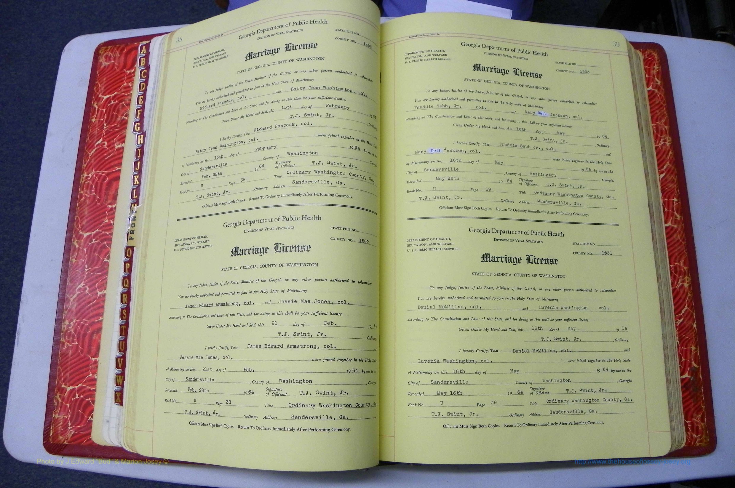 Washington Co, GA, Mar. Book U, Col, P 038-039.JPG