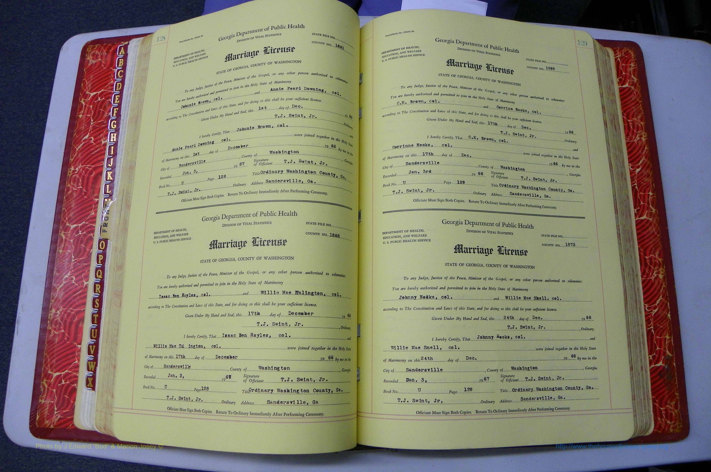 Washington Co, GA, Mar. Book U, Col, P 128-129.JPG