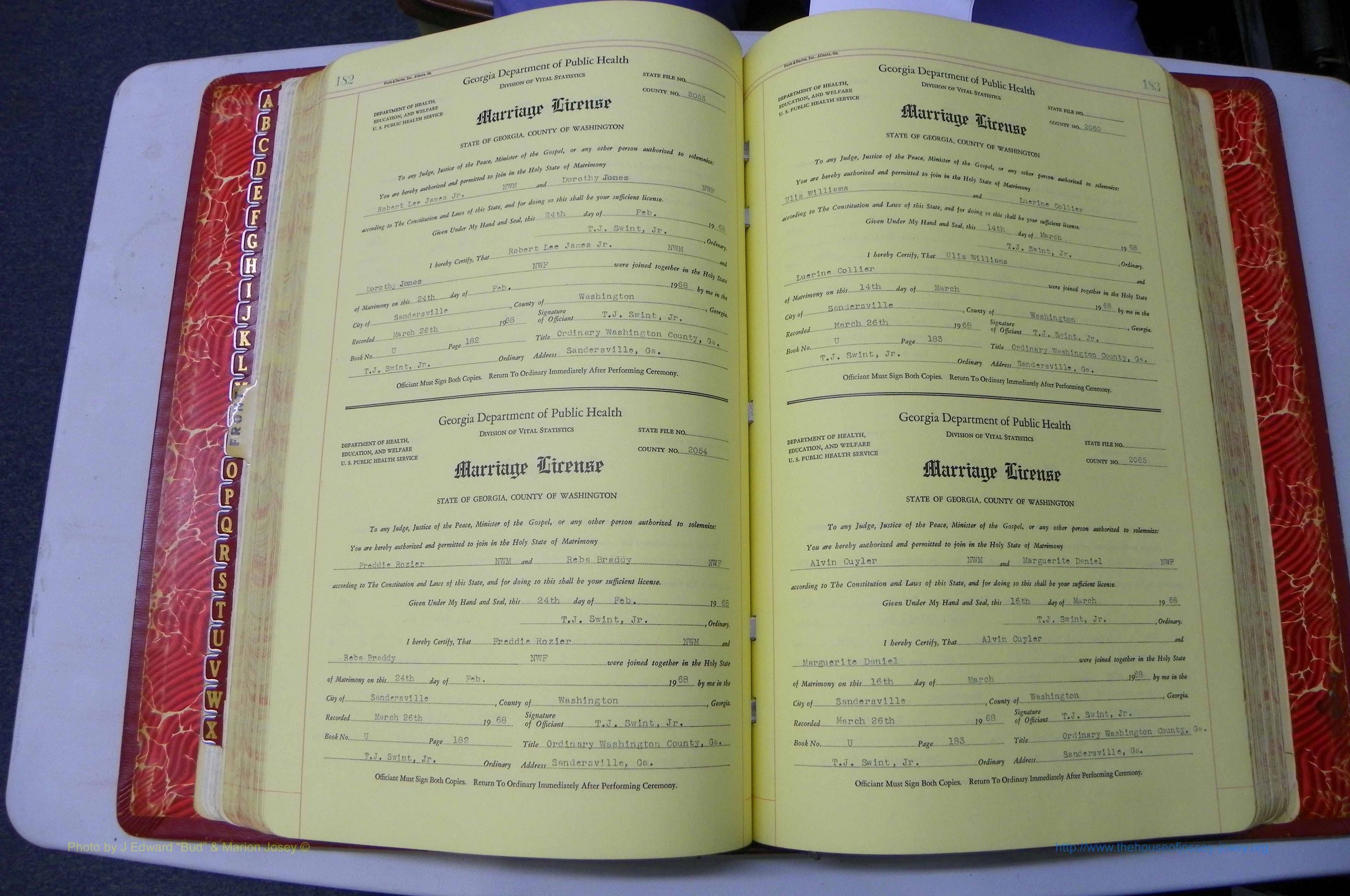 Washington Co, GA, Mar. Book U, Col, P 182-183.JPG