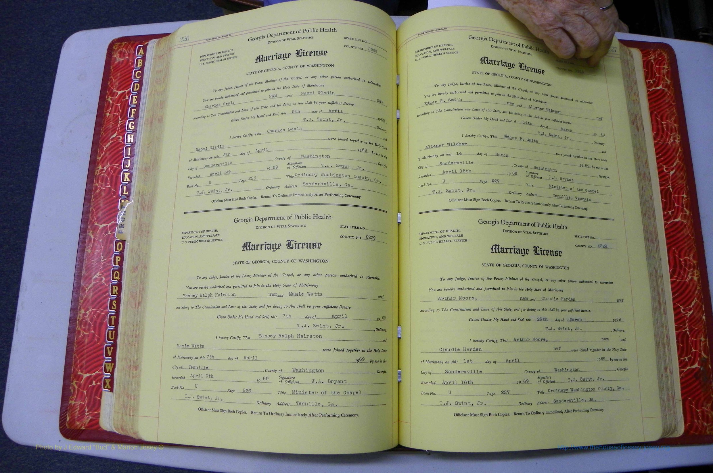 Washington Co, GA, Mar. Book U, Col, P 226-227.JPG