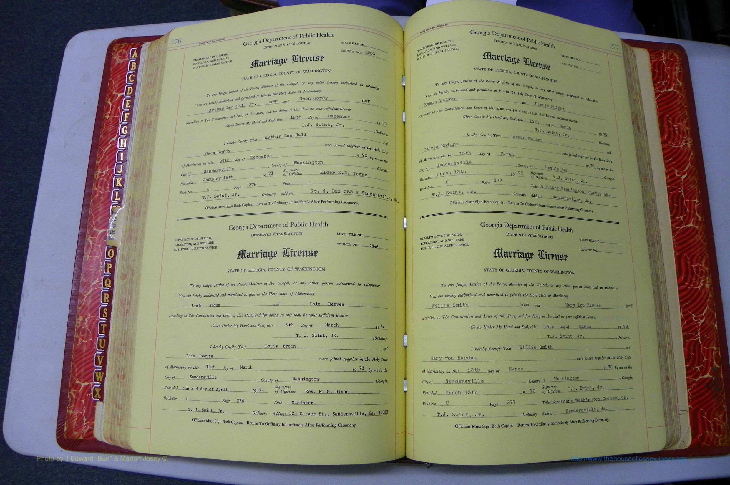 Washington Co, GA, Mar. Book U, Col, P 276-277.JPG