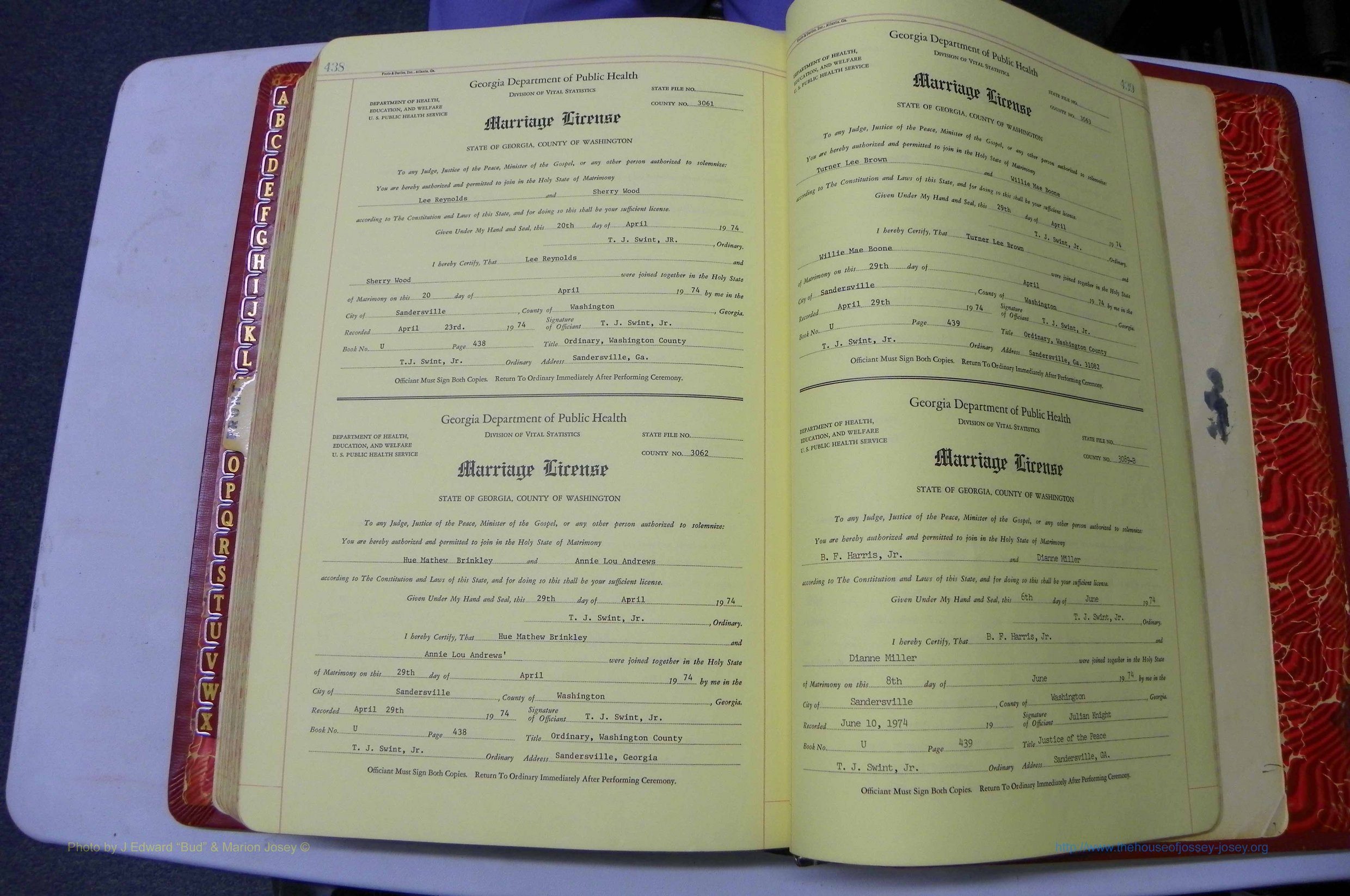 Washington Co, GA, Mar. Book U, Col, P 438-439.JPG