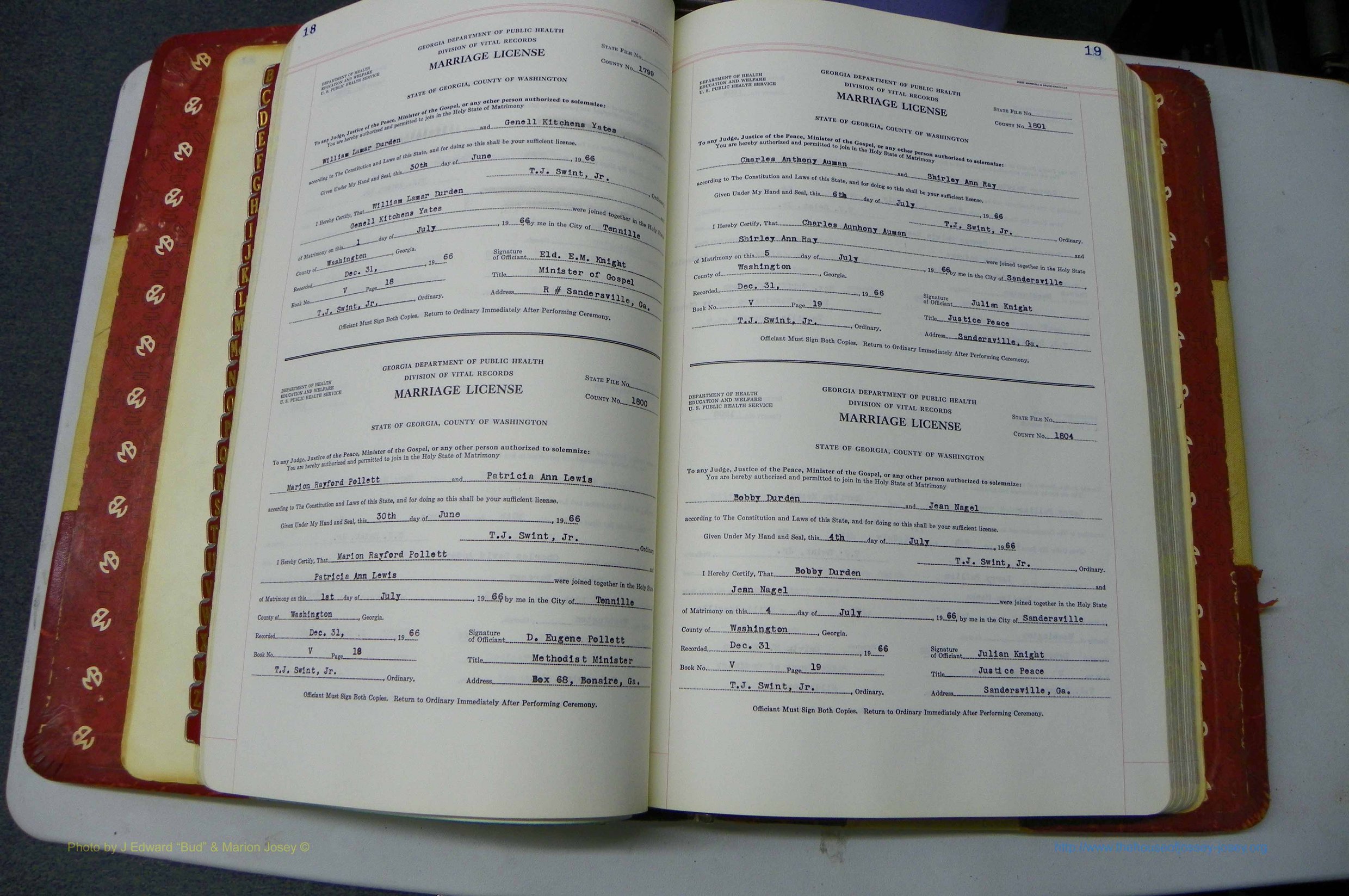 Was GA, Mar. Book V, 1966 - 1975, White, P 018-019.JPG